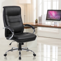 PU Padded High Back Executive Chair (9131H-BK)