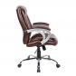 Faux Leather Office Chairs (9127M-BR)