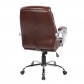 Faux Leather Office Chairs (9127M-BR)